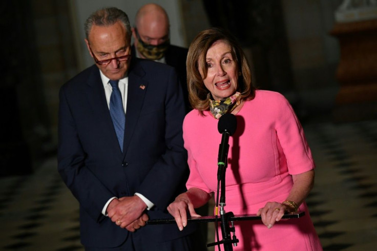 House Speaker Nancy Pelosi and US Senate Minority Leader Chuck Schumer, failed to reach a deal with the White House: 'I've told them, come back when you when you are ready to give us a higher number'