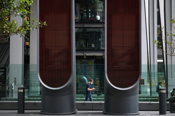 London's City financial district remained largely deserted last week