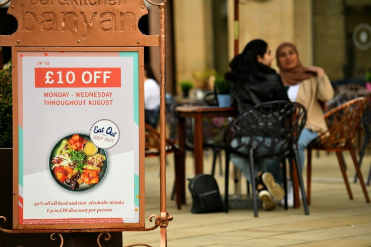 A government "Eat Out to Help Out" scheme has offered discounted restaurant meals