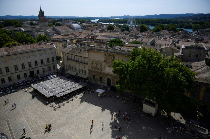 Tourists numbers are down dramatically at the Pope's Palace in Avignon