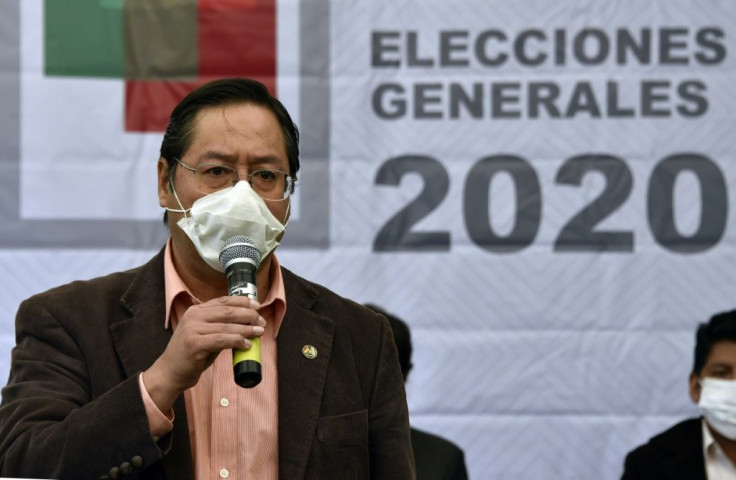 Luis Arce (pictured June 2020) is a candidate for the Movement for Socialism party in upcoming presidential elections in Bolivia