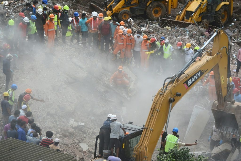 Death Toll In India Building Collapse Jumps To 39