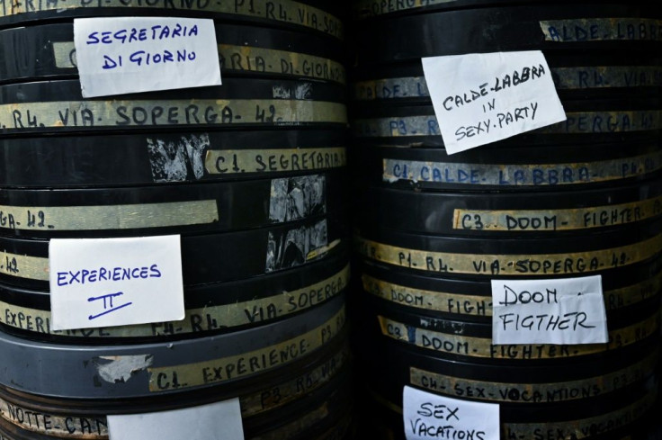 The adult movie cinema shows vintage films from the 1980s and has more than 3,000 in its archives