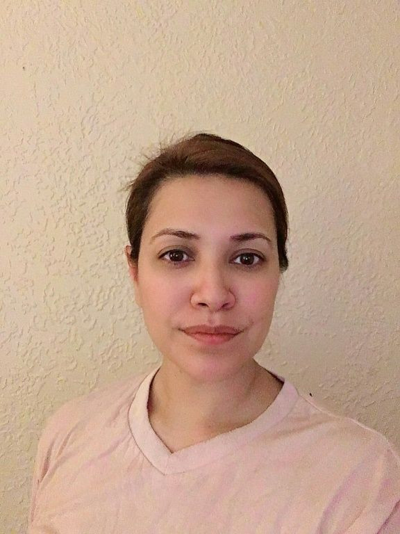 This self-portrait photo courtesy of Ghazala Siddiqi, colon cancer survivor, shows her in Houston, Texas on August 1, 2020