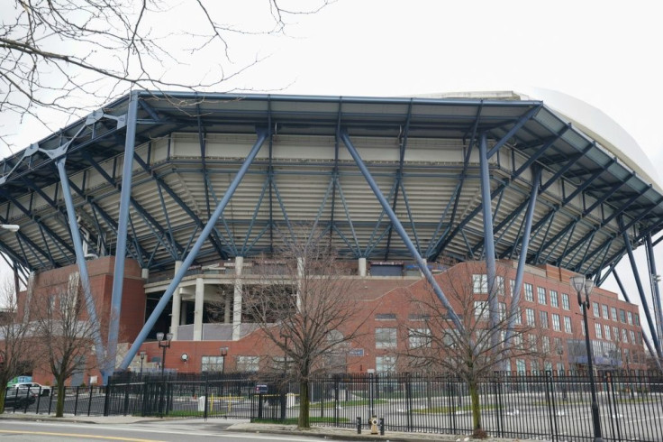The Arthur Ashe Stadium at the USTA Billie Jean King National Tennis Center, which was used as a temporary field hospital during the peak of New York's coronavirus epidemic