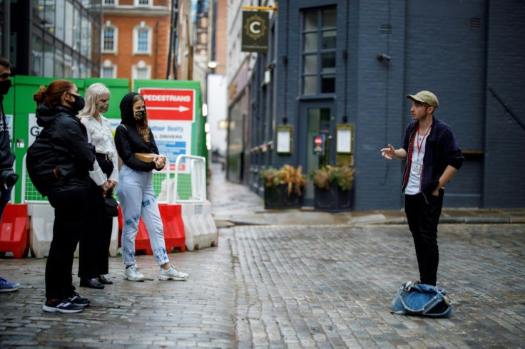 Social distancing and travel restrictions have cut down the number of people taking tours of London