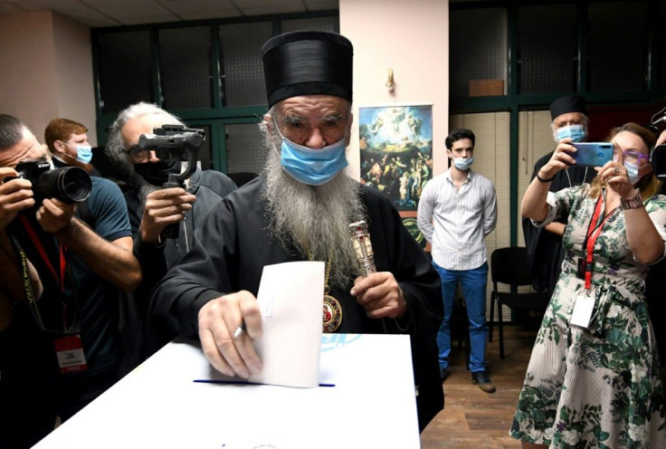 The election has focused on the sensitive identity debates ignited by Djukanovic's row with the Serbian Orthodox Church (SPC)