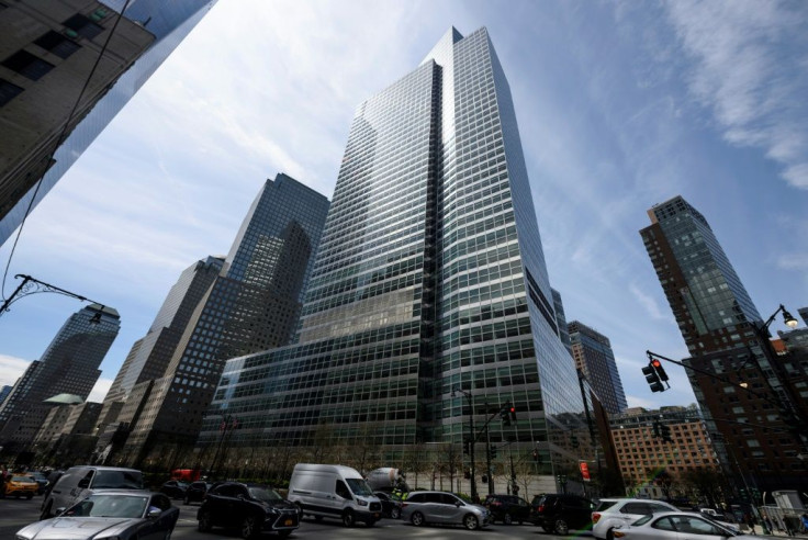 The headquarters of Goldman Sachs in New York City