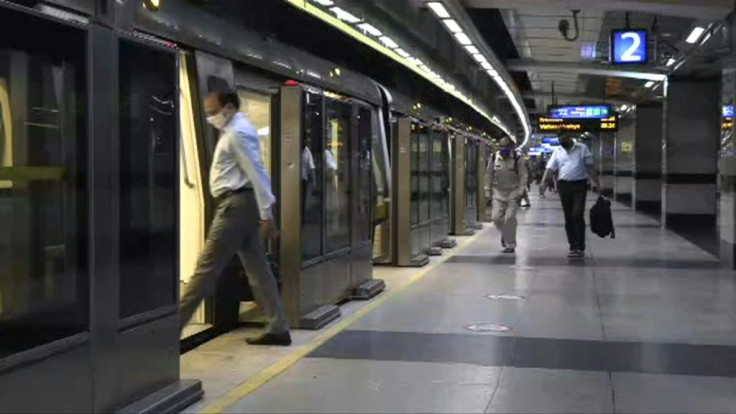 New Delhi's metro has re-opened despite a surge in cases