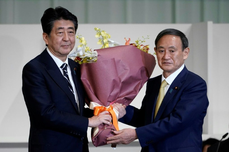 Suga is a long-time supporter of and advisor to Abe, who urged him to seek a second term