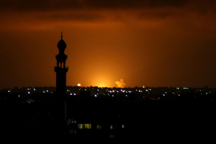 Israel's military said it responded to rocket attacks with air strikes on Hamas targets in Gaza