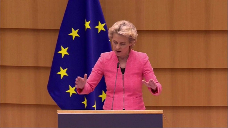 SOUNDBITE European Commission President Ursula von der Leyen calls for building "a European Health Union" in her first State of the EU address to MEPs.