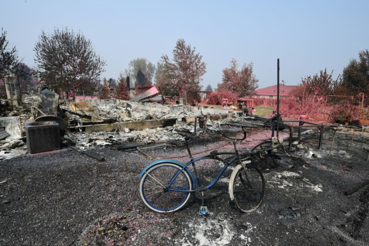 Fires up and down the US West Coast have charred an area roughly the size of the state of New Jersey