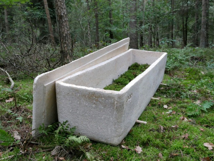 The coffin turns corpses into compost that enrichesÂ the soil