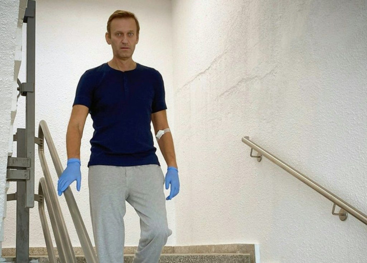 'Now I am a guy whose legs tremble when he takes the stairs,' wrote Navalny