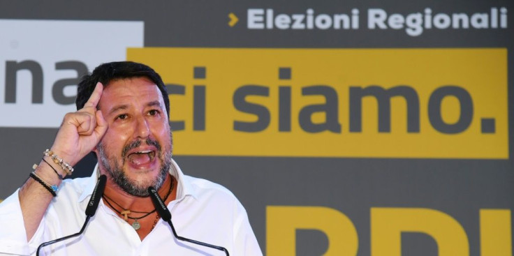 Former interior minister Matteo Salvini and Lega party leader is a part of a centre-right coalition fighting the regional elections