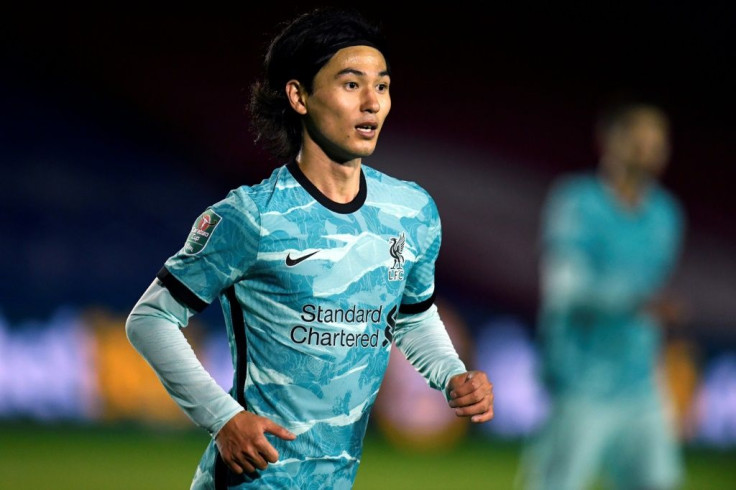 Two for Taki: Takumi Minamino scored twice in Liverpool's 7-2 thrashing of Lincoln