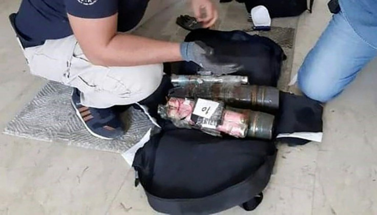 A photo released in July 2020 by the US military purports to show an improvised explosive device brought to the Libyan capital Tripoli by the Wagner Group, a Russian-backed private military contractor