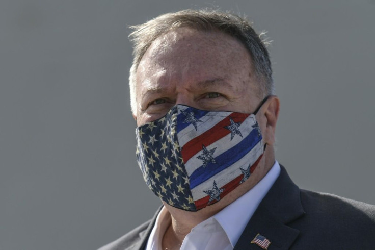 US Secretary of State Mike Pompeo, wearing a protective face mask on a visit to Greece, will head to Asia for talks focused on China and North Korea