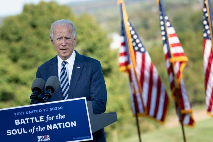 The latest polls forecast a huge victory for Joe Biden - CNN's new survey gave the Democrat a national advantage of 57 percent to 41 percent among likely voters, with women voters going 66 to 32 percent in his favor