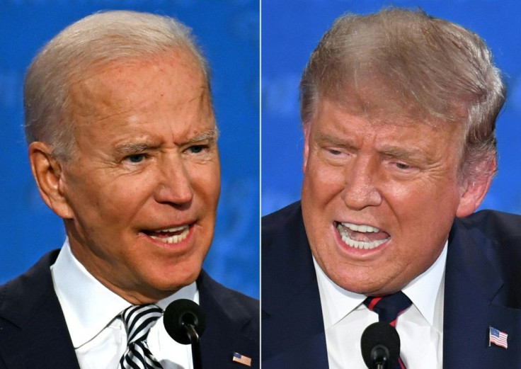 Their second head-to-head debate was cancelled, but Joe Biden and Donald Trump will hold separate town hall events at the same time instead