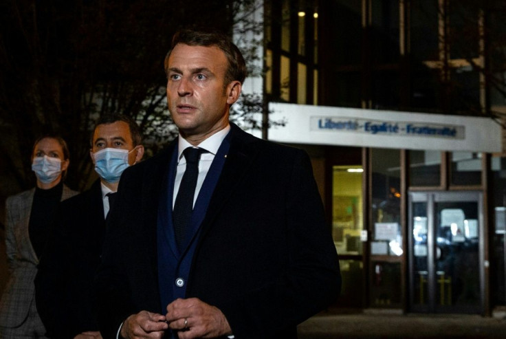 The killing bore the hallmarks of "an Islamist terrorist attack", President Emmanuel Macron said as he visited the scene