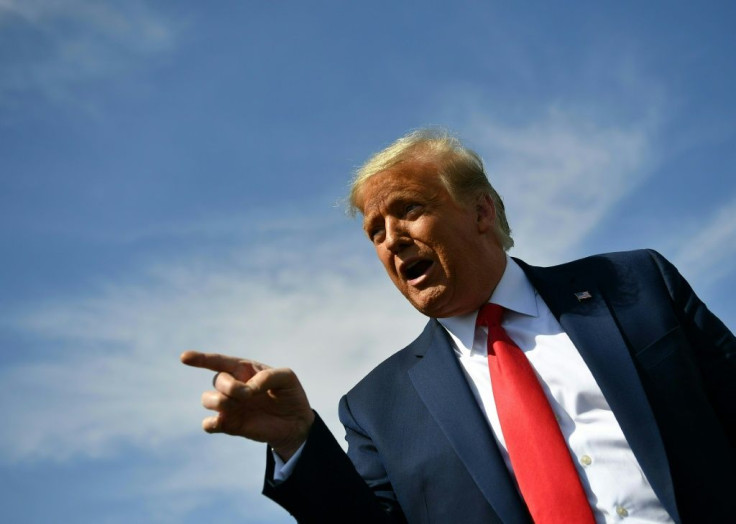 US President Donald Trump believes he's on a roll with two weeks until the election