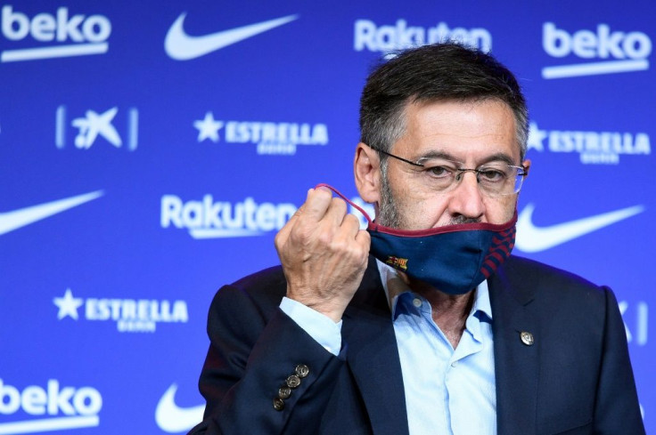 Barcelona president Josep Maria Bartomeu says it would be bad for the club if he stepped down early