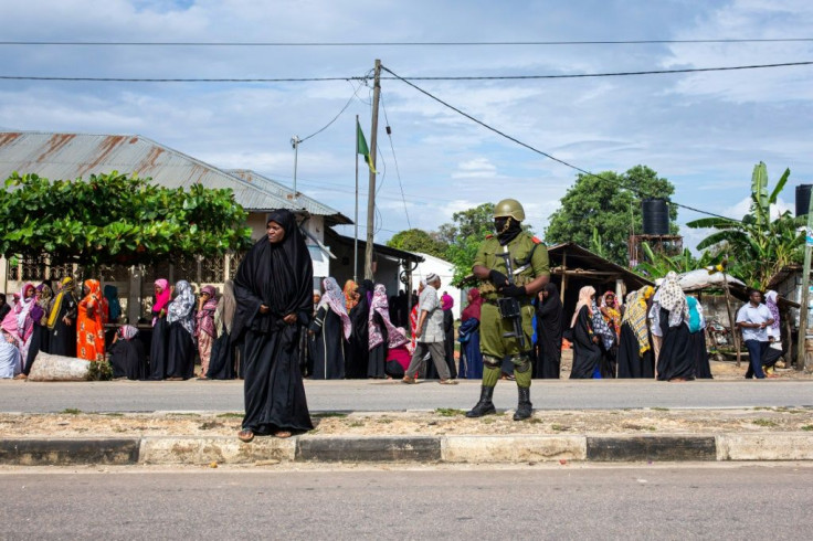 In Zanzibar hundreds of men and women formed separate queues from before dawn to vote in Garagara, outside the capital Stone Town