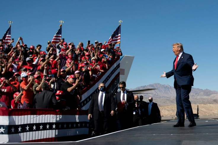 US President Donald Trump campaigns in Arizona, promising a Republican victory