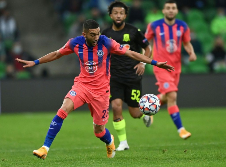 Hakim Ziyech starred for Chelsea on his first start in their 4-0 win over Krasnodar in Russia