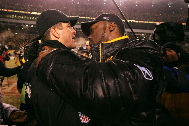 Pittsburgh head coach Mike Tomlin and Baltimore counterpart John Harbaugh will mark their 25th regular season meeting on Sunday