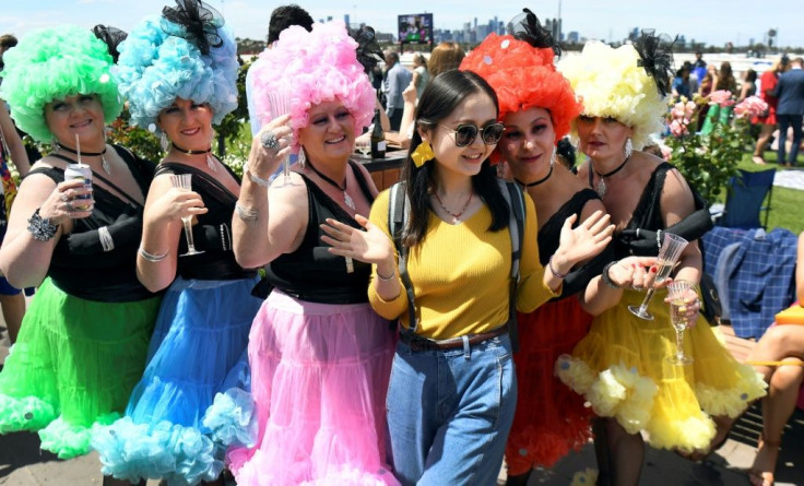 Colourful dress is normally the order of the day at the Melbourne Cup, but this year's race will be behind closed doors