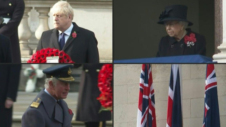 British politicians and the Royal family pay tribute to the war dead in a socially-distanced ceremony due to the coronavirus pandemic. Meanwhile, members of the public are finding creative ways to honour the dead without breaking social distancing rules.