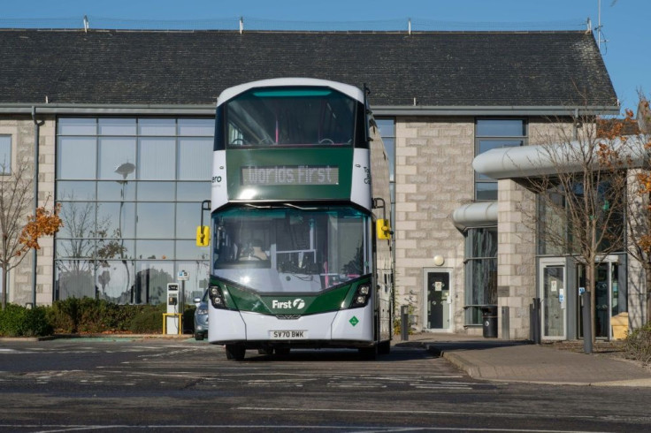 The 15 hydrogen-powered buses emit water vapour instead of carbon monoxide