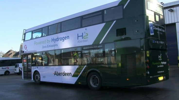 Scottish oil city tests world's first hydrogen double-decker buses