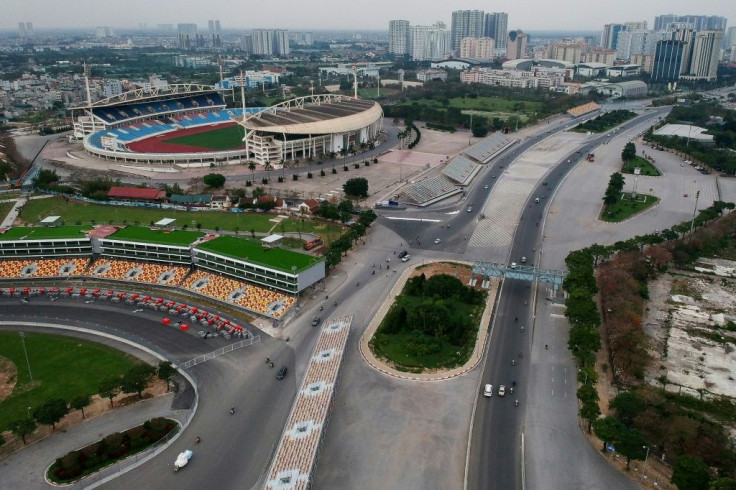 Officials said the Hanoi track was ready ahead of schedule