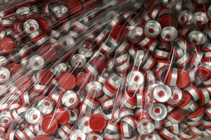 Filling and packaging tests for the large-scale production and supply of AstraZenecaâs COVID-19 vaccine candidate are pictured in September 2020 in Anagni Italy