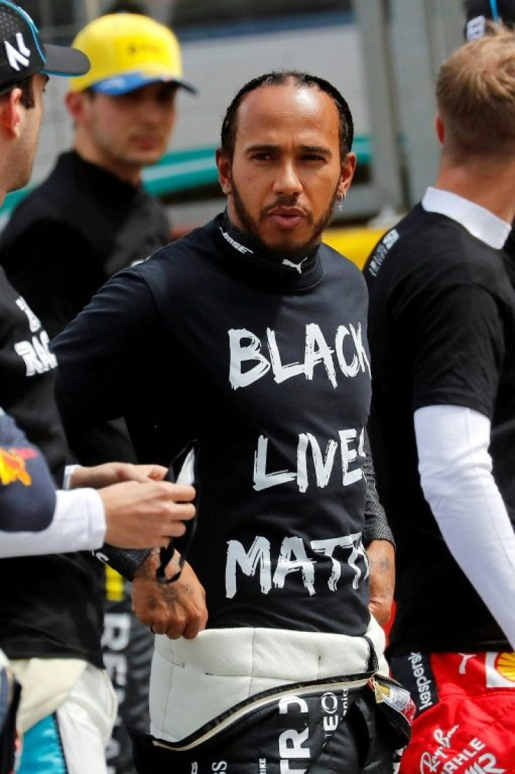 Activist: Hamilton with a Black Lives Matter shirt