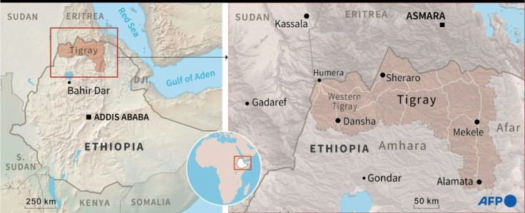 Ethiopia and the region of Tigray.