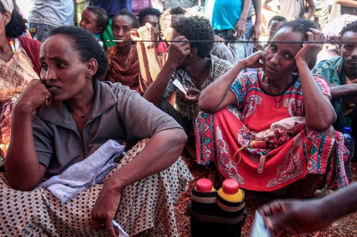 Refugees are being sheltered at Um Rakuba, 80 kilometres (50 miles) from Sudan's border with Ethiopia. The camp once housed refugees from Ethiopia's 1983-85 famine