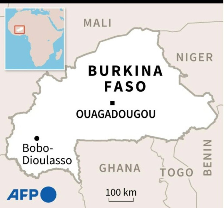 A map of Burkina Faso