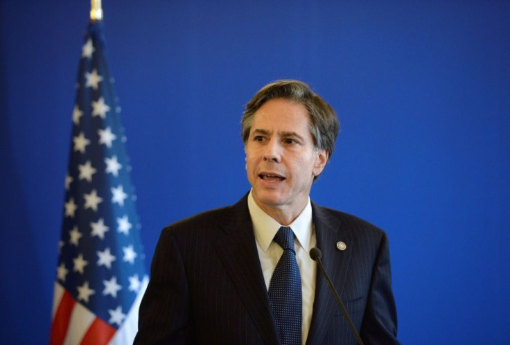 Antony Blinken, seen at a joint news conference in Paris in 2015 when he was deputy secretary of state, has been tapped to be the top US diplomat