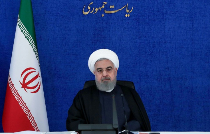 Iran's President Hassan Rouhani chairing a cabinet meeting in the capital Tehran on Saturday