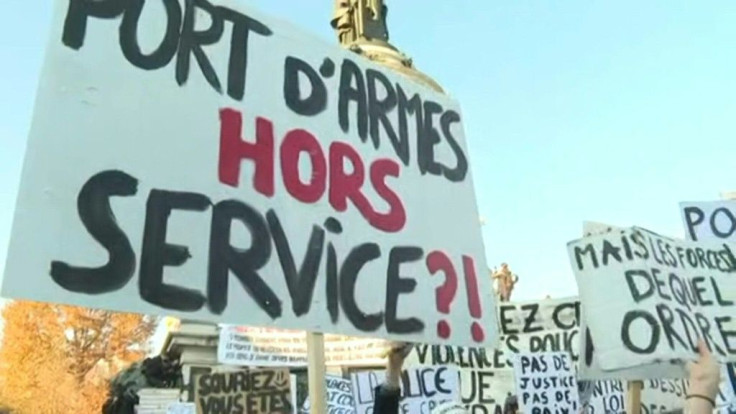 IMAGES Thousands of demonstrators gather in the Place de la RÃ©publique, in Paris, to march against the proposed "Comprehensive Security" law and its flagship measure, which would restrict sharing images of police.