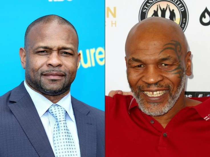 California State Athletic Commission officials put in place special safety rules for the exhibition bout between Roy Jones Jr (L) and Mike Tyson