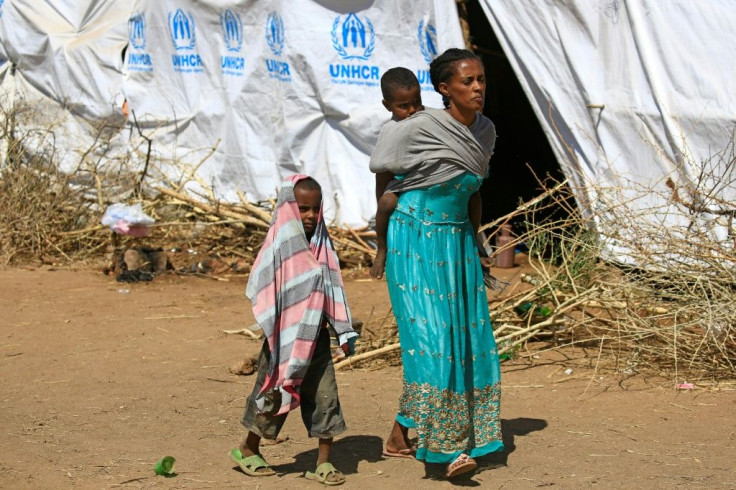 Tens of thousands of Ethiopians have fled to the Um Raquba refugee camp in eastern Sudan