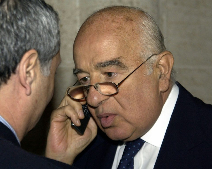 Le banquier libano-brÃ©silien Joseph Safra, homme le plus riche du BrÃ©sil, le 21 novembre 2002 Ã  Monaco