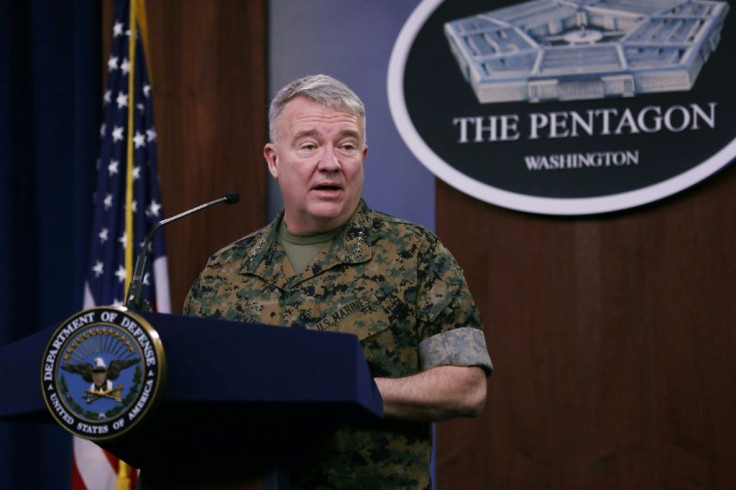 General Kenneth F. McKenzie, seen here in March, said the US was prepared to react if Tehran sought to avenge the killing of powerful Iranian General Qasem Soleimani