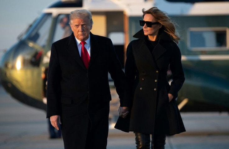 Donald Trump and his wife Melania left Washington to spend Christmas in Florida, after his shock rejection of a massive coronavirus relief package passed by Congress